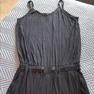 Woman’s Small Sullcom Black wide leg one piece Romper Soft Casual Trendy